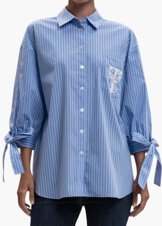 TWINSET CAMICIA A RIGHE
