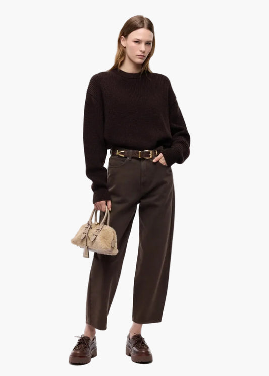 PINKO PANTALONI BARREL FIT IN BULL DENIM