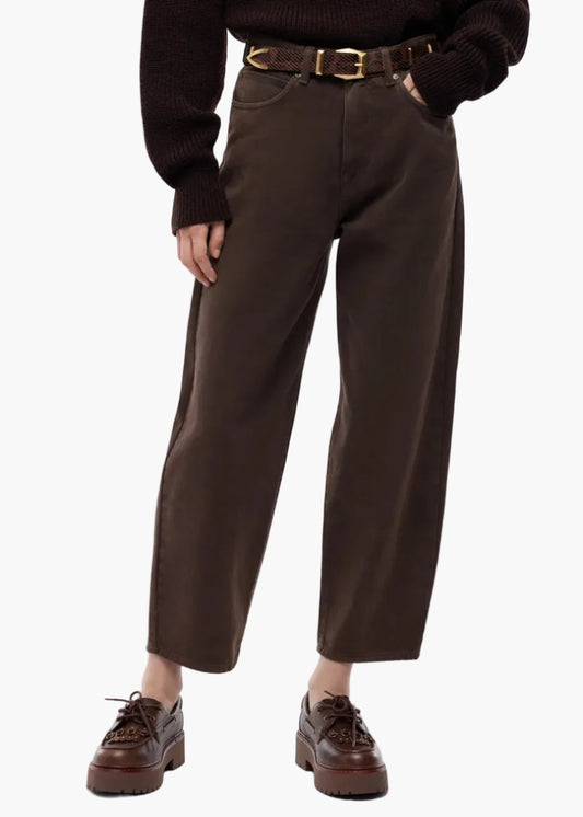 PINKO PANTALONI BARREL FIT IN BULL DENIM