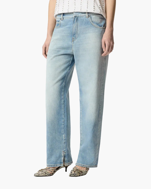 PINKO JEANS LOOSE CON SPACCHETTI
