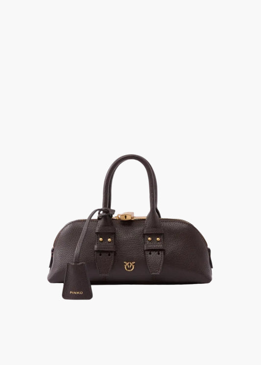 PINKO BORSA A MANO PICCOLA ESCAPE BAG HORIZONTAL IN PELLE FIORE