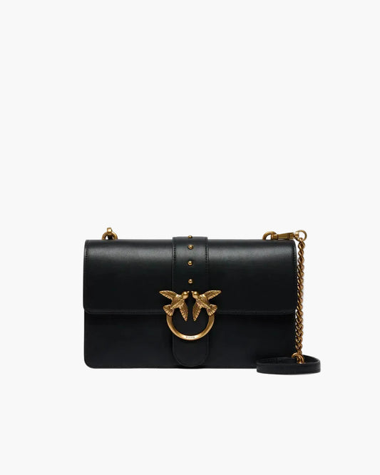 PINKO BORSA A MANO MEDIA LOVE BAG ONE IN PELLE