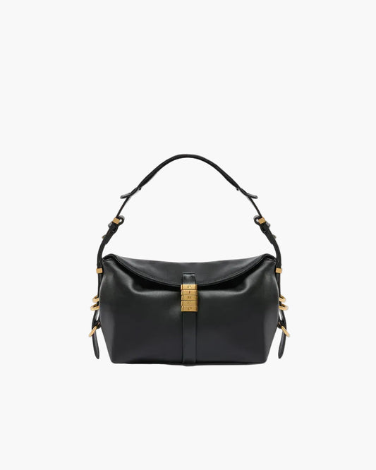 PINKO BORSA A SPALLA PICCOLA SADDLE BAG IN PELLE