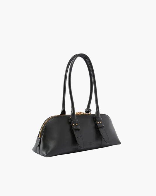 PINKO BORSA GRANDE A SPALLA ESCAPE BAG HORIZONTAL IN PELLE