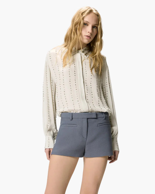 PINKO CAMICIA LEGGERA CON RIGHE GOIELLO