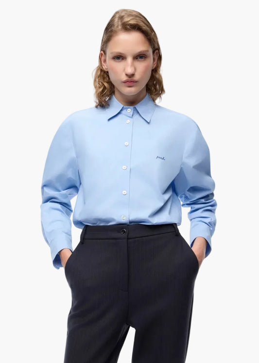 PINKO CAMICIA BOXY IN POPELINE