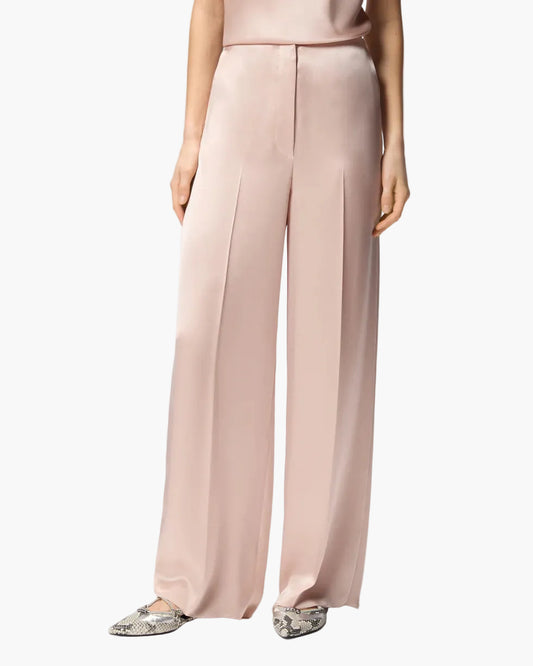 PINKO PANTALONE LIMONCELLO IN SATIN