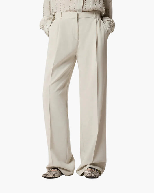 PINKO PANTALONE PAULA FLUIDI CON PIEGA STIRATA