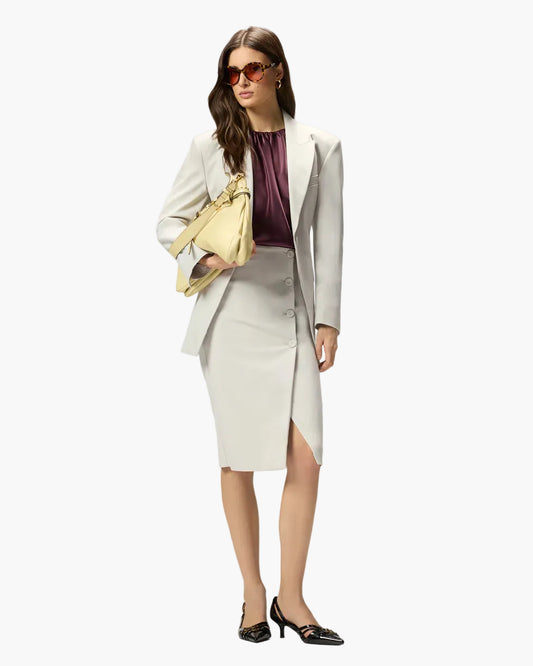TOP PINKO CAROTA IN SATIN
