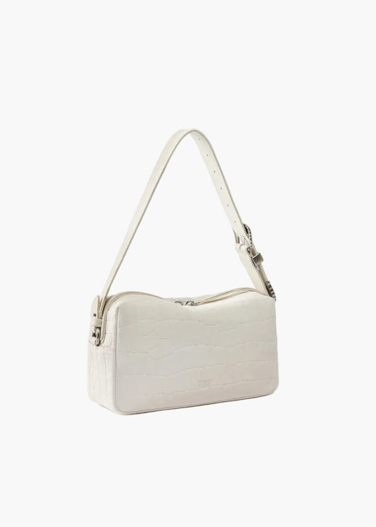 PINKO BORSA BAULETTO A TRACOLLA IN PELLE STAMPA COCCODRILLO