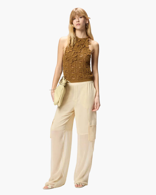 PANTALONE PINKO CASTEGGIO CON TASCHE CARGO