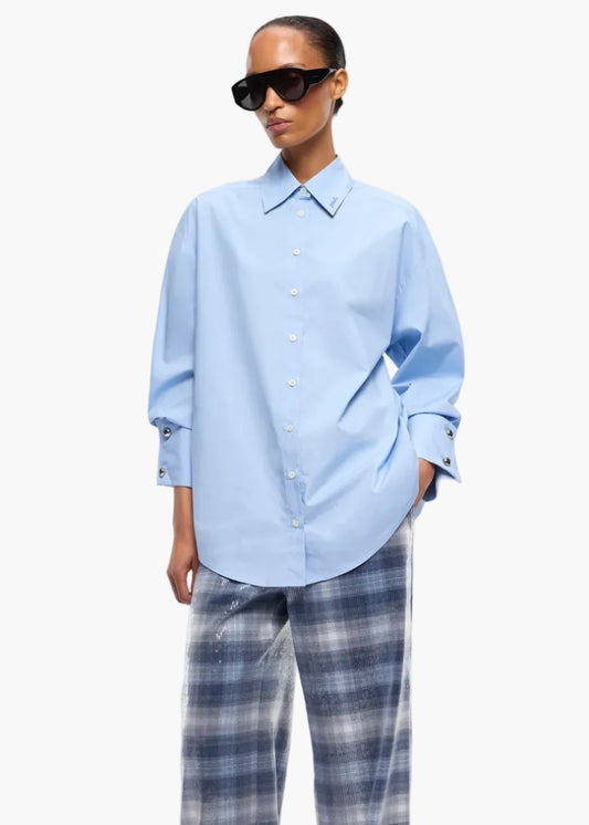 PINKO CAMICIA IN COTONE QUIET IS THE NEW PUNK