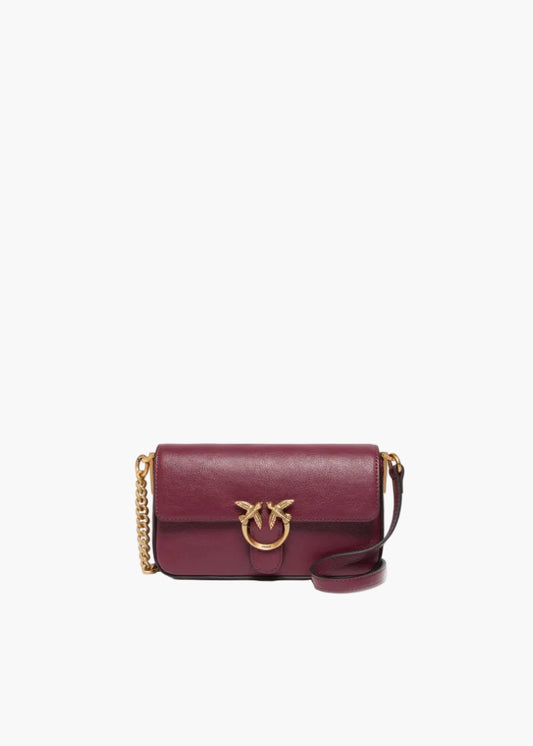 PINKO BORSA A TRACOLLA BABY LOVE BAG ONE SLOUCHY IN PELLE