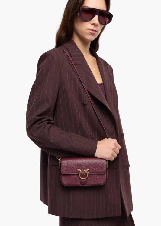 PINKO BORSA A TRACOLLA BABY LOVE BAG ONE SLOUCHY IN PELLE