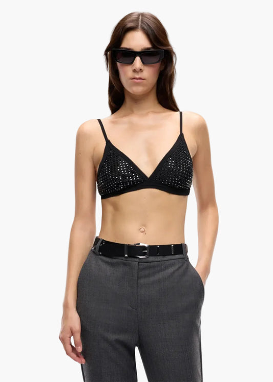 PINKO REGGISENO EFFETTO RETE CON STRASS