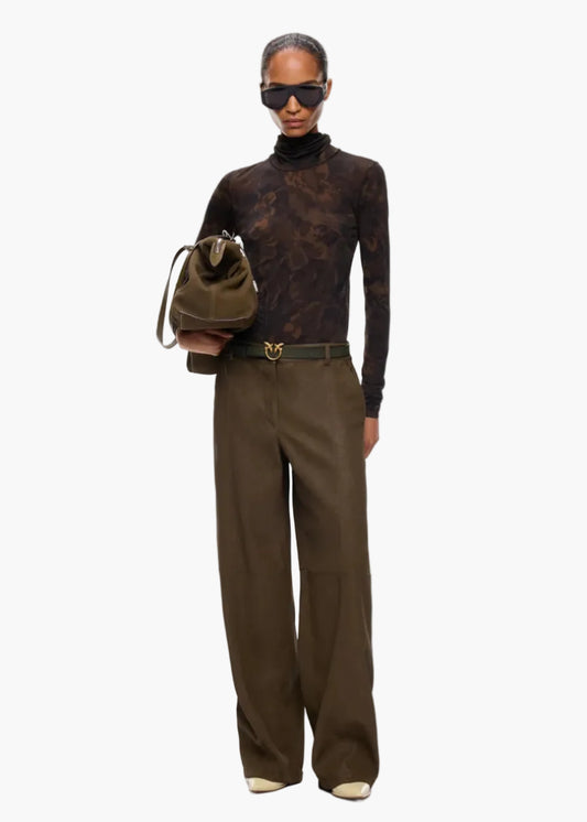 PINKO DOLCEVITA CON STAMPA CAMOUFLAGE FLOREALE
