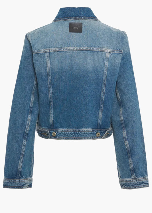 LIU·JO GIACCA DI JEANS CON DETTAGLI ZIP