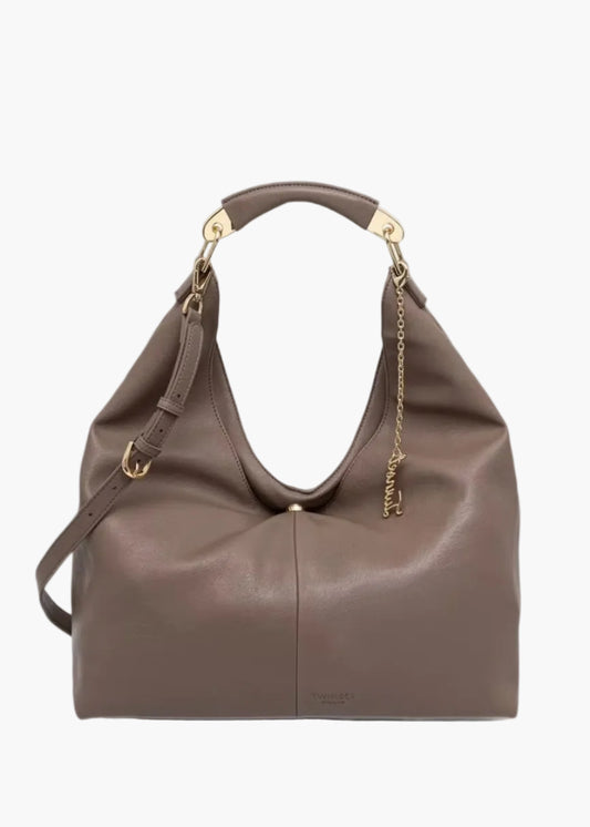 TWINSET BORSA HOBO IN SEMILPELLE