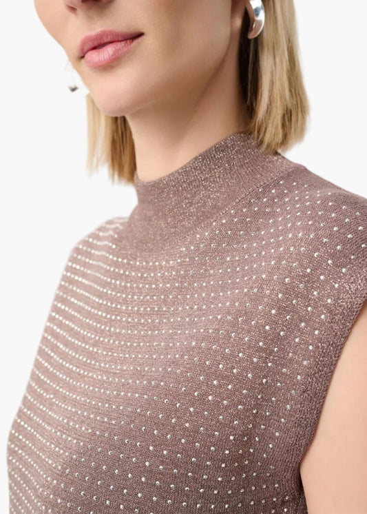 JOSEPH RIBKOFF TOP CON STRASS