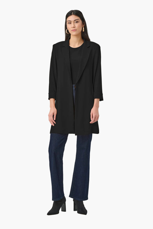 JOSEPH RIBKOFF BLAZER LUNGO IN TESSUTO TWILL