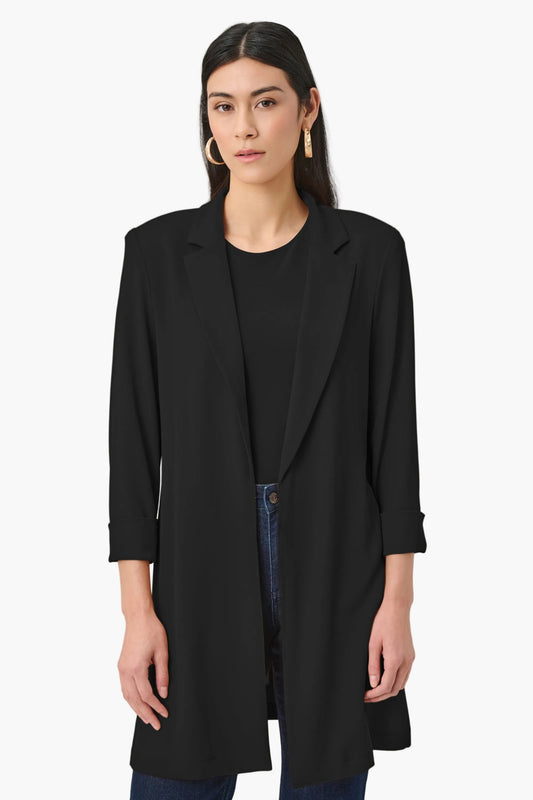 JOSEPH RIBKOFF BLAZER LUNGO IN TESSUTO TWILL