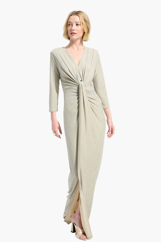 JOSEPH RIBKOFF ABITO IN MAGLIA CON DRAPPEGGIO DAVANTI