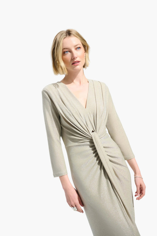 JOSEPH RIBKOFF ABITO IN MAGLIA CON DRAPPEGGIO DAVANTI