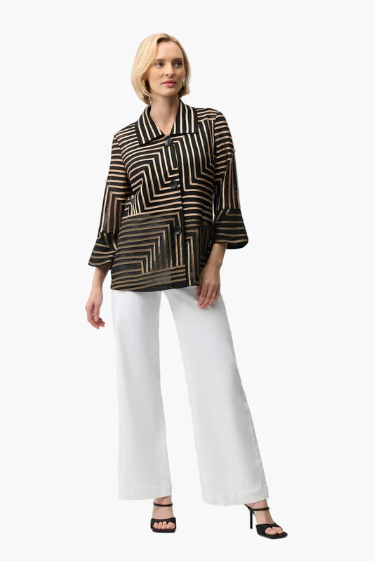 JOSEPH RIBKOFF GIACCA IN RASO E TULLE