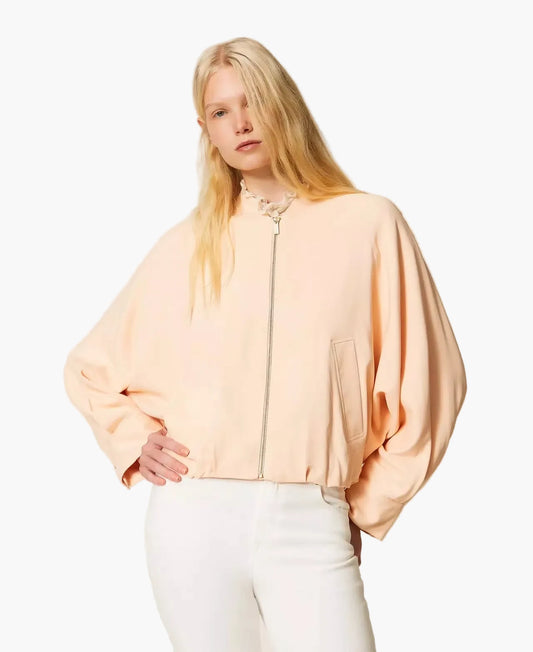 TWINSET BOMBER CON MANICHE A KIMONO