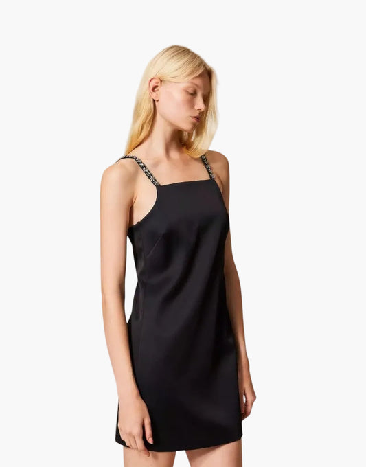 TWINSET ABITO CORTO IN DUCHESSE