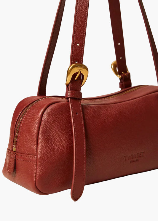 TWINSET BORSA BAULETTO REGOLABILE IN PELLE