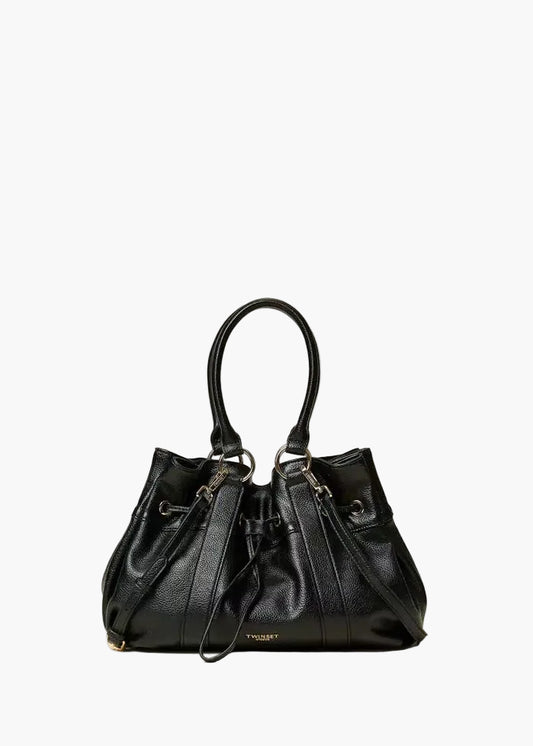 TWINSET BORSA SHOPPER CON ARRICCIATURA