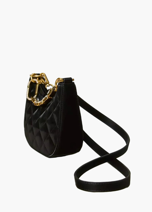 TWINSET MINI BORSA A TRACOLLA IN RASO QUILTED