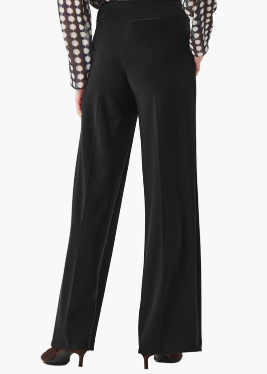 JOSEPH RIBKOFF PANTALONI SENZA CHIUSURA IN MAGLIA EFFETTO SETA AMPIO-LEG