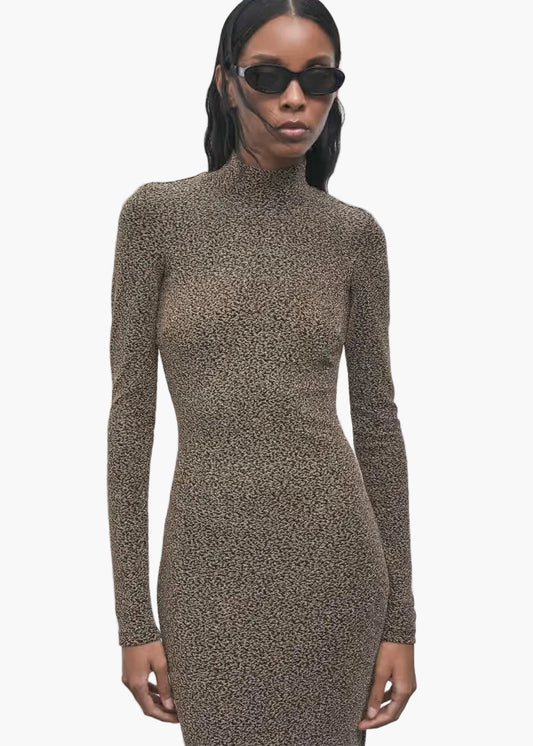 PATRIZIA PEPE ABITO LUNGO DA SERA IN LUREX