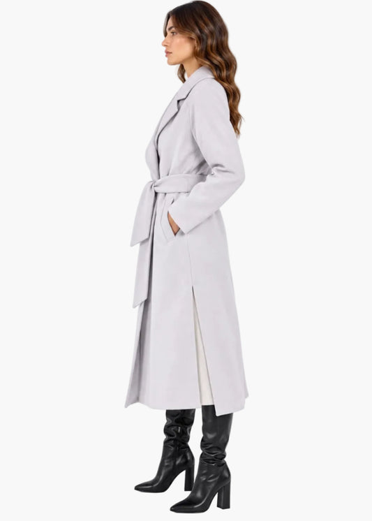 Cappotto lungo con cintura in vita | Chiarulli