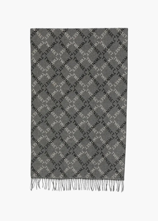TWINSET SCIARPA CON FRANGE