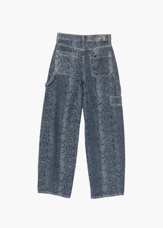 LIU·JO JEANS IN COTONE DAN.BLUE SUMM.ANIMAL X ELODIE