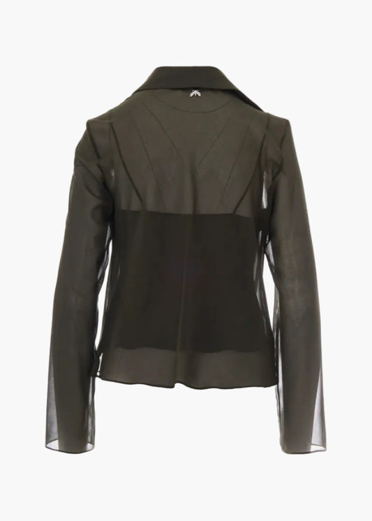 PATRIZIA PEPE TOP SEMI TRASPARENTE