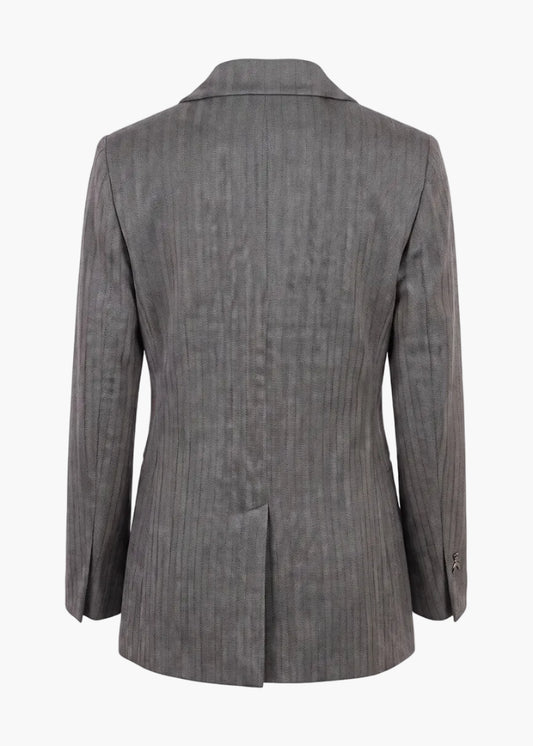 PATRIZIA PEPE BLAZER DOPPIOPETTO GESSATO