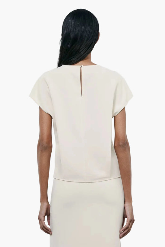 PATRIZIA PEPE BLUSA FLUIDA SMANICATA