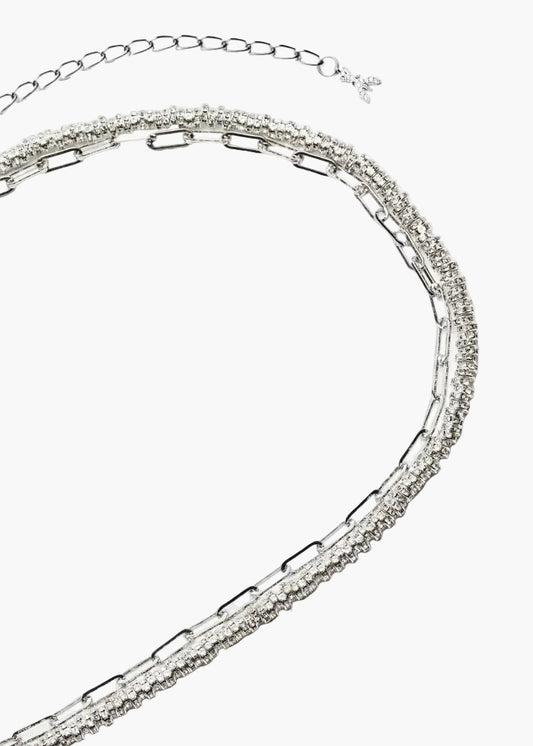 PATRIZIA PEPE CINTURA A CATENA DIAMOND CUT
