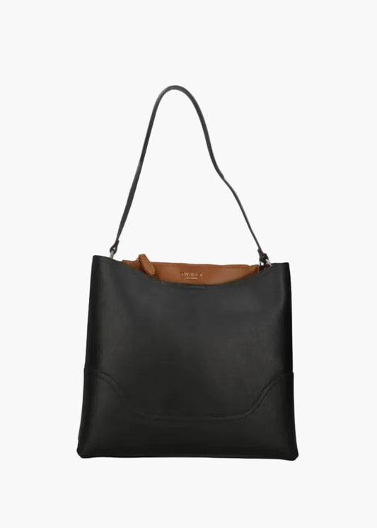 TWINSET BORSA A SECCHIELLO SFODERATA BICOLORE