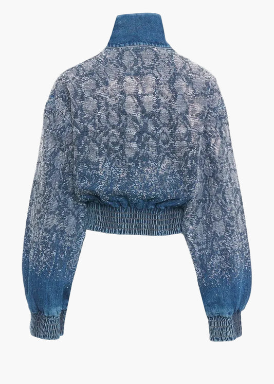 LIU·JO BOMBER CORTO FULL STRASS