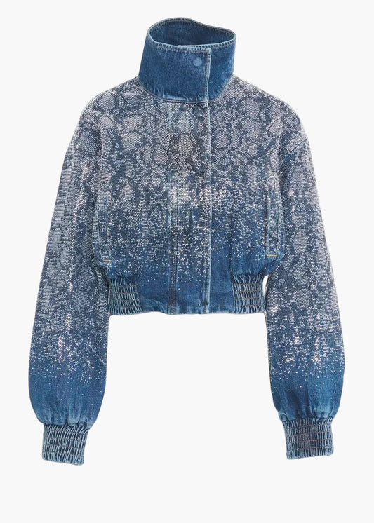 LIU·JO BOMBER CORTO FULL STRASS