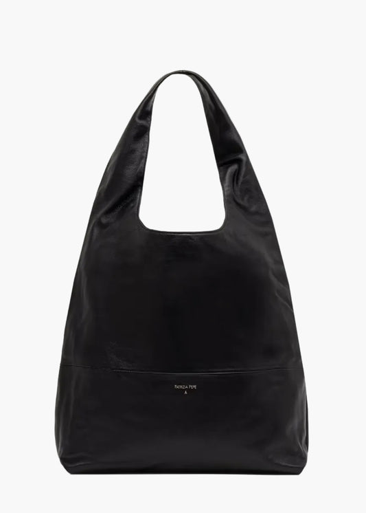 PATRIZIA PEPE BORSA HOBO IN PELLE
