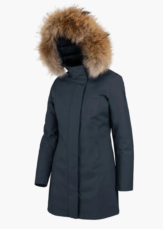 BOMBOOGIE VIENNA JACKET- PARKA CON CAPPUCCIO IN VERA PELLICCIA