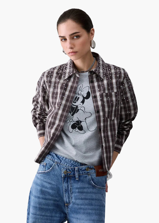 LIU·JO CAMICIA TESSUTO CHECK