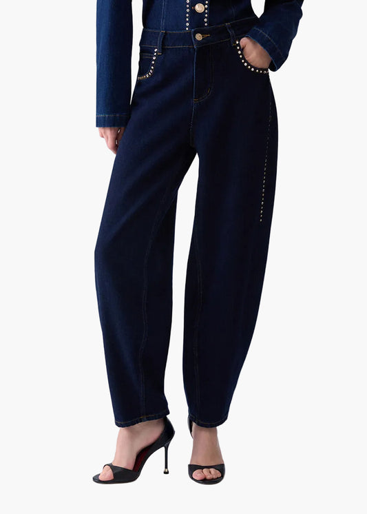 LIU·JO JEANS A VITA ALTA CON STRASS