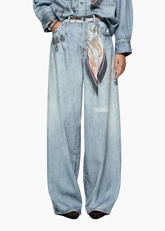 LIU·JO JEANS FLARE CON FOULARD - THE GIGI HADID EDIT